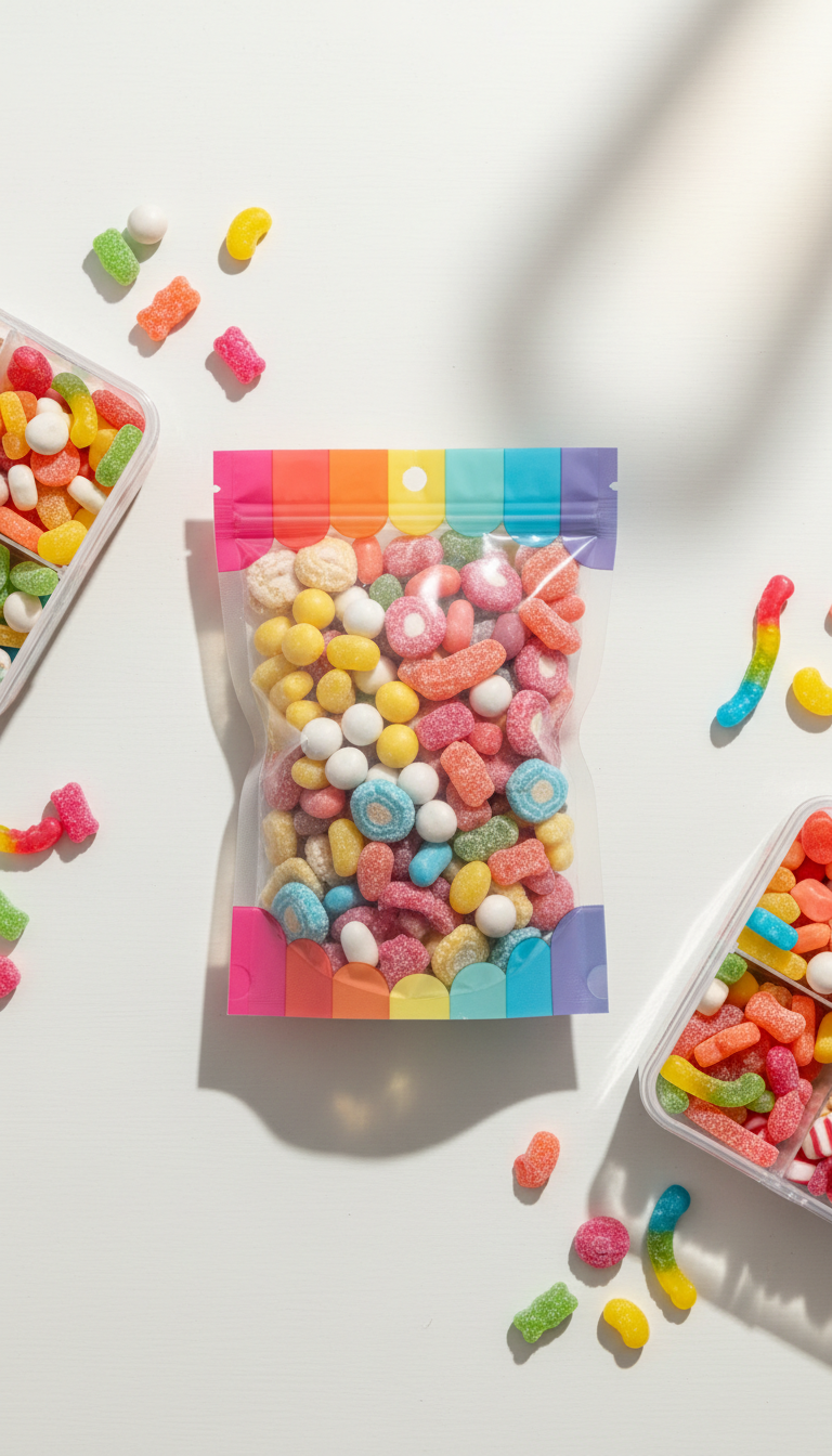 Swedish Candy Mix Rainbow Packaging