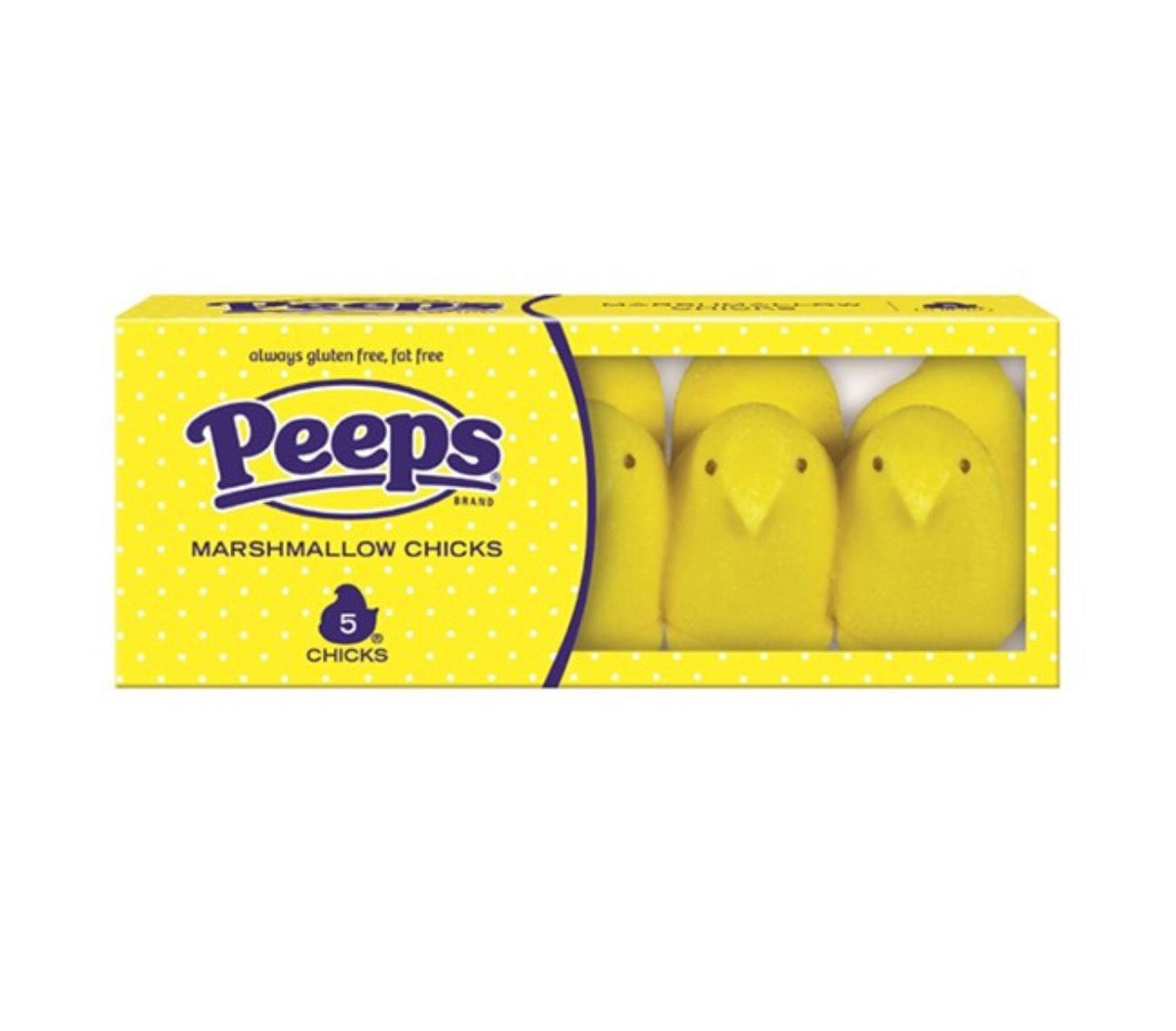 PEEPS® - Yellow Mini Chicks 5 Pack