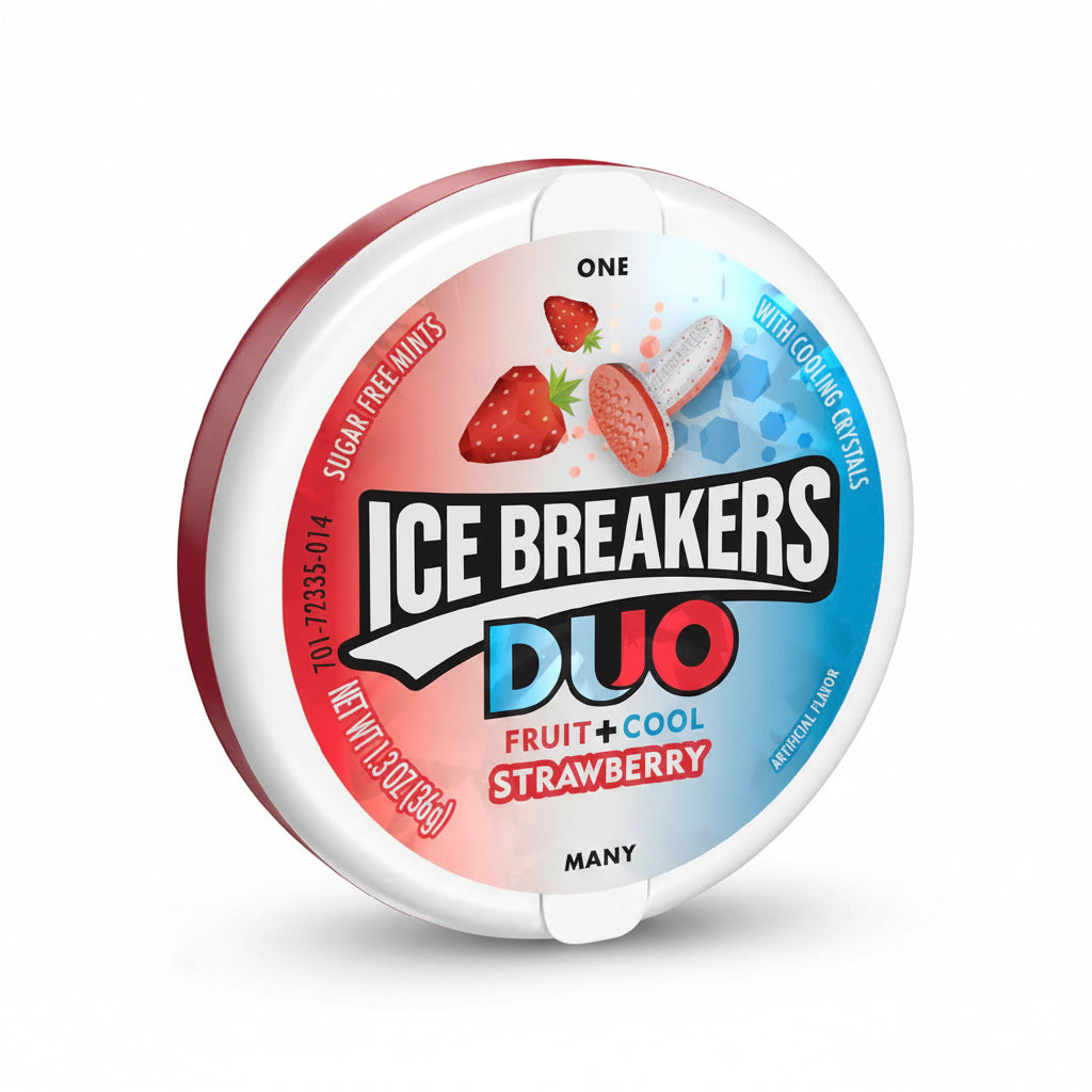 Ice Breakers Strawberry/Mint Duos (36gm)