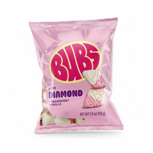 BUBS SOUR STRAWBERRY VANILLA 5.5oz (156gm)