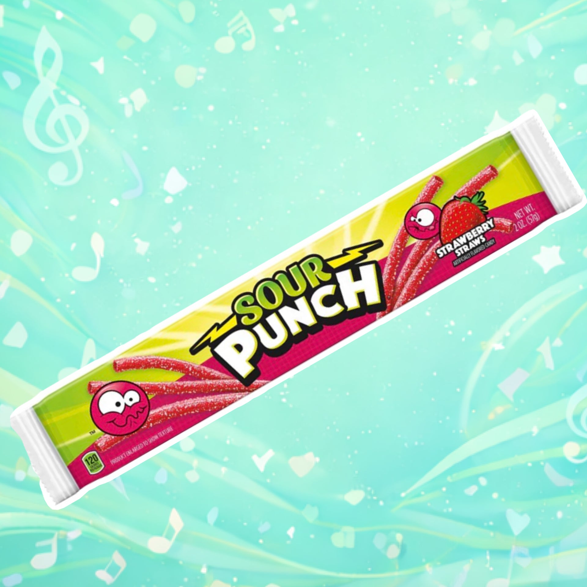Sour Punch Straws - Strawberry