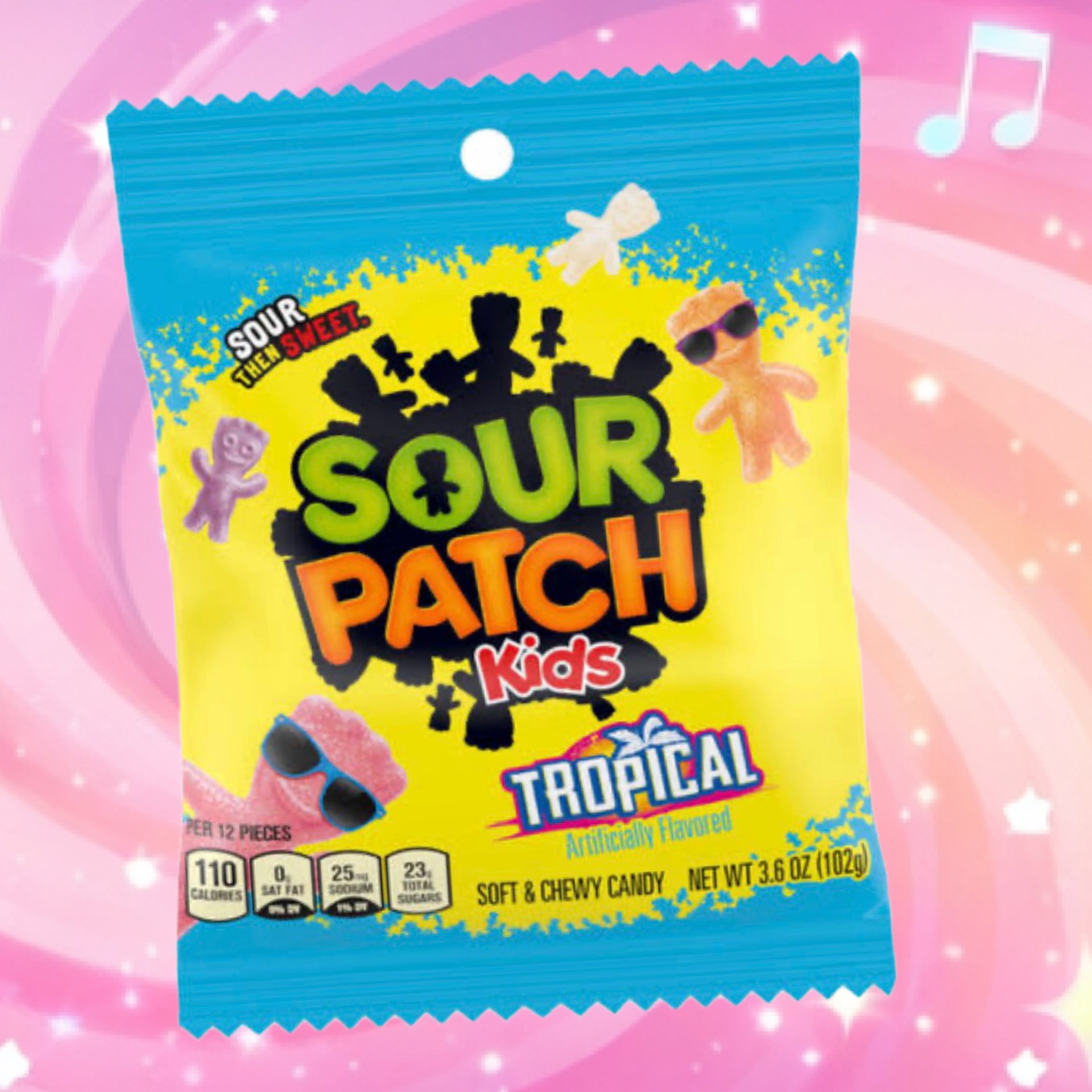 Sour Patch Kids - Tropical (102gm)